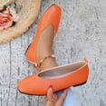 thumbnail image 4 of Flat Shoes for Women 2026 Casual Square Toe Slip On Casual Ballet Flats Comfortable Ballerina Business Soft Walking Shoes, 41, 4 of 5