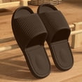 thumbnail image 4 of Lopecy-Sta Womens Sandals Ribbed Non Slip Pool Slides Open Toe Single Band Slip On Shower Slippers For Indoor Outdoor Casual Wear, 4 of 7