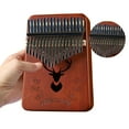 thumbnail image 3 of Piano à Pouce Kalimba 17 Touches; Marteau de Réglage, Couvre-Doigts, Autocollants de Touches & Plus Inclus; Cadeau de Noël, 3 of 5