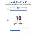 thumbnail image 6 of Avery Shipping Labels, 2" x 4", Matte White, 250ct (6427), 6 of 10