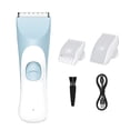 thumbnail image 1 of TFixol IPX7 Waterproof Baby Hair Clipper with USB Charging, 2 Guide Combs, 300mAh Battery, Green/Blue Options, Lightweight Design for Kids, 1 of 6