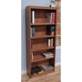 thumbnail image 2 of Pemberly Row 5 Shelf Single Wide Wood Bookcase 30"Wx72"H in Oak, 2 of 6