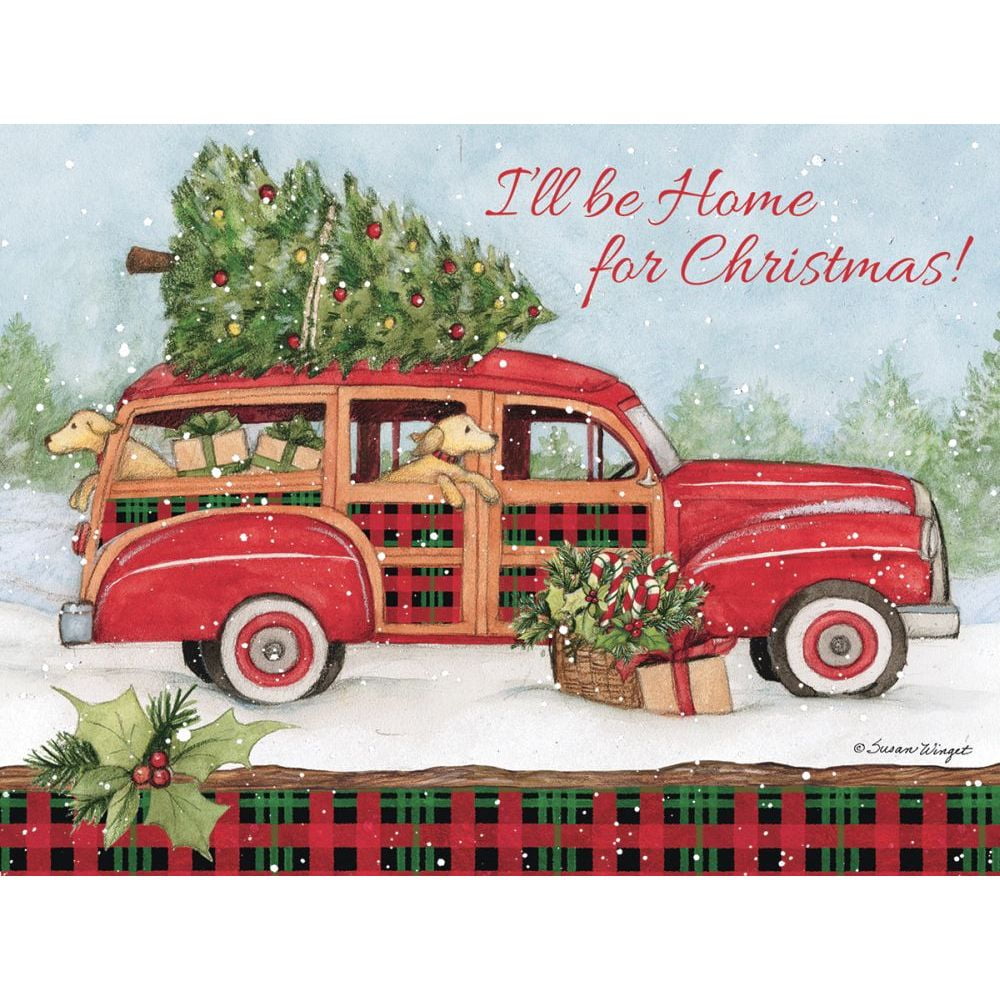 CLASSIC CHRISTMAS CARDS, HOME FOR CHRISTMAS