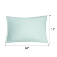 thumbnail image 6 of PiccoCasa 2 Pack Soft Microfiber Pillow Case, 14" x 20", Blue Gray Zipper Closure, 6 of 7