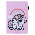 thumbnail image 6 of Dteck Smart Case for Apple iPad mini 6th Generation 8.3-inch (2021),Magnetic Card Wallet Pattern Hybrid Rubber Case PU Leather Stand Shockproof Automatic wake/sleep Cover,Rainbow and Horse, 6 of 7