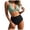 Green, variant on Women's High Waisted Bikini Set Large Bust Supportive Crossover Back V-Neck Two-Piece Swimsuit Bathing Suits (Navy, XL)