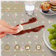 thumbnail image 5 of Pioneer Flower Floral Print Pattern Round Tablecloth 70"x70", Wrinkle Resistant Wipeable Table Cover for Kitchen Dining Room Picnic Patio and Party, 5 of 5