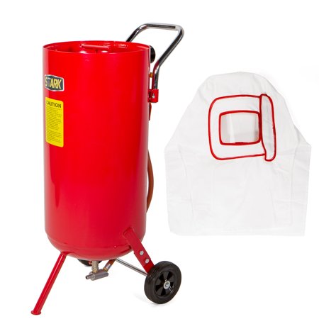 blaster sand tank 20gal stark abrasive valve pressure dead wheel air man