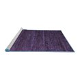 thumbnail image 3 of Tapis Moderne Abstrait Bleu Lavable en Machine, wshabs4952blu, 3 of 4