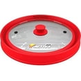 thumbnail image 4 of Tapa para microondas EZY ACTIVE plegable de vidrio y silicona roja, 4 of 8