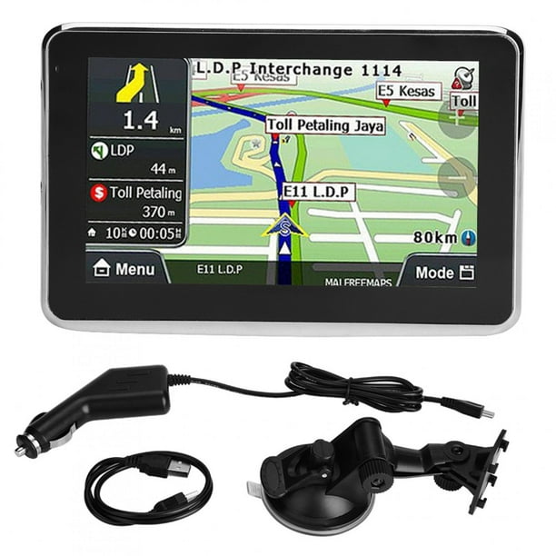  ANGGREK  Universal 5 Inch Touch Screen Car Navigator GPS 