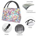 thumbnail image 4 of Vsdgher Colorful Watercolor Dots Print Insulated Bags, Insulated Cooler Bag Totes for Hot or Cold Food Bring or Delivery, 4 of 6