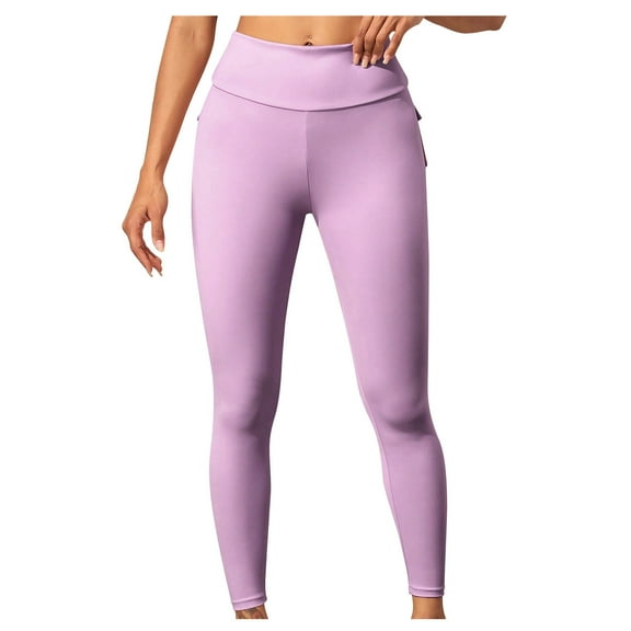 ShomPort High Waisted Leggings with Pockets for Women, Butt Lifting Yoga Pants Workout Leggings
