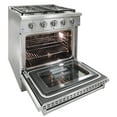 Vinotemp International Brama 30 Inch Freestanding Gas Range (Stainless