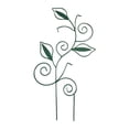 thumbnail image 2 of YAOMOBB Plant Support Stake Metal Leaf Shape Plant Stand Easy Install Climbing Trellis for Flower Arrangement and Plant Protection, 2 of 7