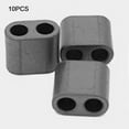 thumbnail image 3 of 10pcs RF Nickel-zinc Hollow Ferrite Core Double Holes RF Magnet RF Accessories Double-Hole Magnetic Ring Aperture, 3 of 6