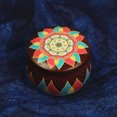 thumbnail image 1 of Caja pequeña de hierro para hornear galletas, caja para té con forma de rosa Luoshi, lata para velas, lata para dulces, tarro para velas, 1 of 6
