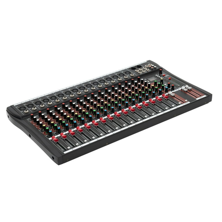 16 Channel Stereo System Mixing Console with USB Bluetooth