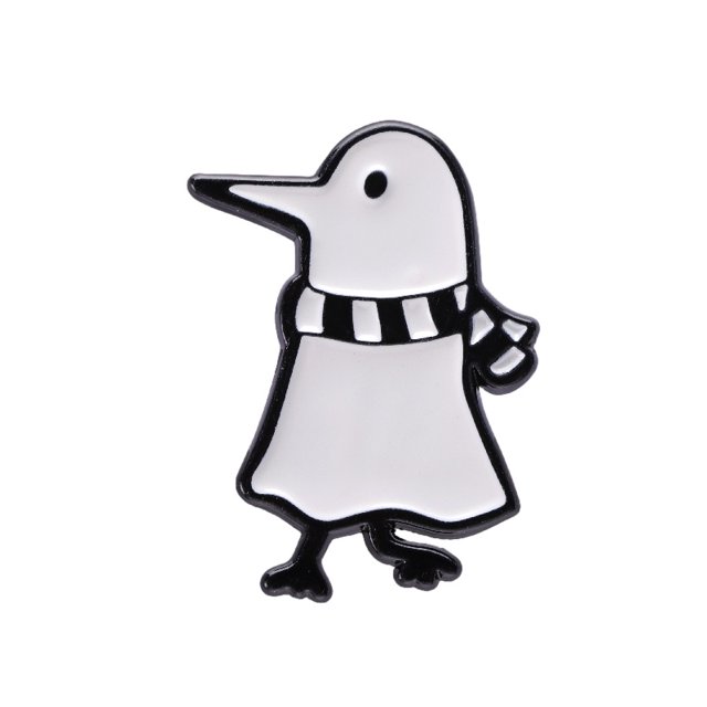 Broche De Esmalte Periférico De Anime Creativo , Mochila De Recuerdo De Pollo , Accesorios Para Amigos