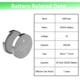thumbnail image 4 of KaPonsec Lot de 50 CR2032 DL2032 Pile à Pièces au Lithium 3V, 4 of 4