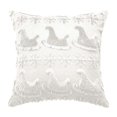 thumbnail image 2 of Hot6sl Ofertas Del Día Fundamentos de Almohada Navideña con Diseño de Trineo de Nieve y Árbol de Navidad, Bordada, Parasala de Estar, Sofá, Decoración de Fiestas Navideñas, 1 Unidad, 2 of 5