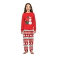thumbnail image 4 of Family Matching Volleyball Themed Christmas Pajama Set, Festive Red with Holiday Volleyball Pattern and Pet Outfit, 4 of 7