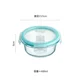 thumbnail image 3 of Fiambrera de vidrio de borosilicato de alta calidad, calentada por microondas, loncheras selladas, caja para refrigerador y congelador, tazones para sopa que mantienen la frescura, 3 of 5