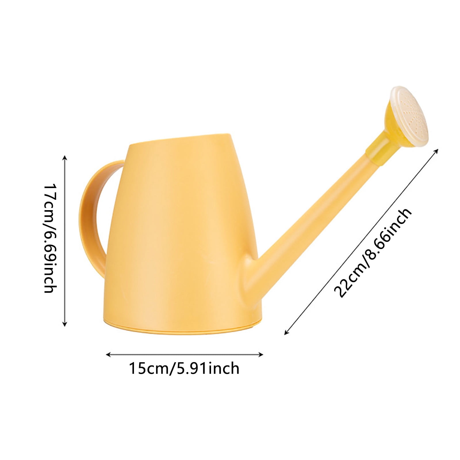 Gytml Long Spout Watering Can, 1/2 Gallon Garden Watering Pot, Indoor/Outdoor Watering Can, Leak-Proof Can For Outdoor Garden Care(Green-1/2 Gallon)