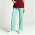 thumbnail image 6 of AHTJRT Women's Scrub Pants Straight Leg Soft Stretch Yoga Comfort Fit Workwear Nursing Uniform Pants Summer Healthcare Scrubs Green S, 6 of 8