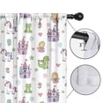 thumbnail image 4 of Blackout Kids Curtains,Fairy Tale Princess Pattern Childrens Insulated Curtains Set Of 2,Bedroom Essentials,Toddler Room Decor 42"x84", 4 of 5