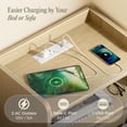 thumbnail image 4 of Juego de 2 mesas de noche Huuger con puerto de carga USB-C, 4 of 9