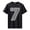 Black, variant on Yifymode Men's Cotton Crew Neck Short Sleeve Tee, Large Number 7 Graphic Comfortable Casual Daily Top Army Green M