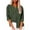 Army Green, variant on Njagoc3 Womens Solid Color Button-Up Cardigan, 3/4 Sleeve, Loose Fit, Casual Fall & Winter Top