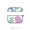 Multicolor, variant on abbyrose Shark Tank AirPod Case