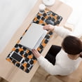 thumbnail image 3 of Long Mouse Pads for Desk,Halloween Black Cat Pumpkin Pattern Desk Mats on Top Of Desks, Desk Mouse Pad Extra Large with 3mm Non-Slip Base and Stitched Edge for Gaming,Office,Work,Home 31.5"x11.8", 3 of 6