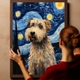 thumbnail image 6 of Barbado Da Terceira Dog Canvas Wall Art - Starry Night Van Gogh Dog Canvas Print Dog Sayings Painting Home Office Wall Decor Framed Dog Lover Gift, 6 of 6