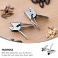 thumbnail image 4 of Yardwe 2-Pack Stainless Steel Nut Sheller Pliers, Compact and Easy to Use for Pine Nuts, Melon Seeds, and More, 4 of 6