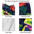 thumbnail image 4 of luoweisi Men's Beach Shorts Quick Dry Swim Trunks with Mesh Lining Frog 2XL, 4 of 5
