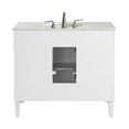 thumbnail image 5 of Elegant Decor Park Avenue 40" Wood Single Bathroom Vanity in White, 5 of 12