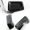 thumbnail image 4 of Hex Autoparts Gloss Black Outside Mirror Caps for 2019-2023 Silverado Sierra 1500 Summit 84612941 Mirror Cover, 4 of 8