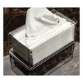 thumbnail image 2 of Clear Acrylic Tissue Box Holder with Cover Tissue Dispenser Box Case for Countertop,Clear Plastic Dryer S, 2 of 3