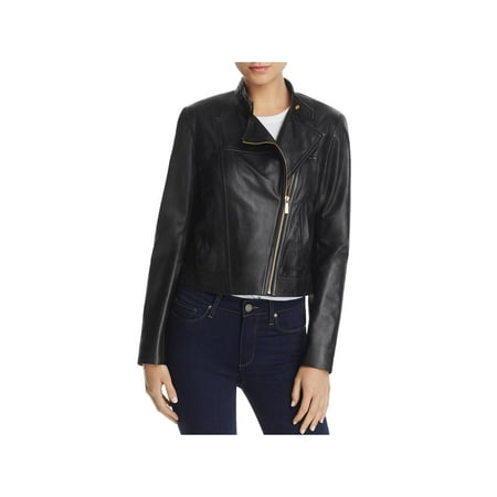 - MICHAEL Michael Kors Womens Spring Leather Motorcycle Jacket