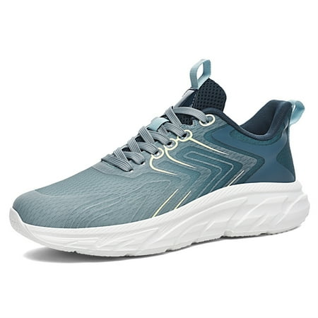 HAOSHIDUO Men s Running Sneaker Soft Breathable Lightweight Mesh Walking Shoes Anti-Slip Shock Absorption