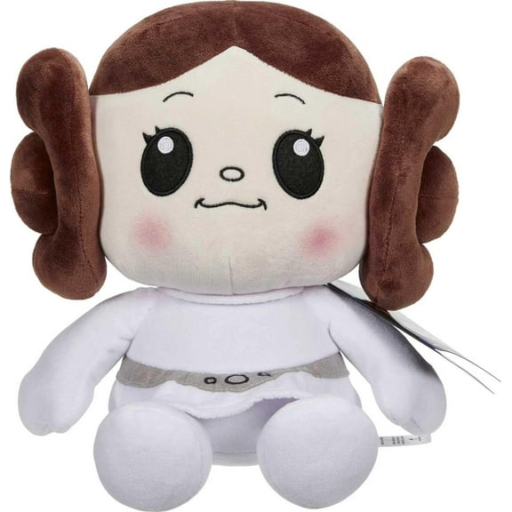Star Wars Return of the Jedi Plush Toy, Snug Club Princess Leia Soft Character Doll, 40th Anniversary, Approx. 7-Inch