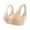 Beige, variant on This Thin Seamless Latex Bra Is Designed To Make Large Smaller. It Features A Gathering Top Support Side Workout Sports Bra for Women Brazier for Women Sports Bra Pack for Women