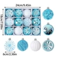 thumbnail image 3 of Fmbmuo 12 Pack Christmas Tree Decorations , Christmas Tree Ornaments Big Balls for Indoor Outdoor Decor Festive Party Supplies Gift, 3 of 8