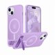 thumbnail image 1 of Chenchen Magnetic Compatible with iPhone 15 Plus Case & iPhone 14 Plus Case, [Built-in Invisible Kickstand][Compatible with MagSafe][Military Grade Shockproof] Slim Translucent Matte Phone Case 6.7", 1 of 1
