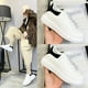 thumbnail image 2 of Zapatos blancos para mujer, zapatos de tabla, suela gruesa, primavera y otoño, zapatos con estampados llamativos, zapatillas casuales de tendencia, 2 of 6