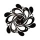 thumbnail image 5 of Reloj de pared silencioso, autoadhesivo, fácil de leer, decorativo para oficina negro, 5 of 9
