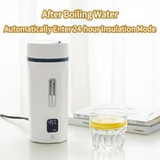 Portable Electric Kettle, 550ML 304 Stainless Steel Travel Water Boiler with 6 Temp Control, Fast Boil, Quiet & 24H Keep Warm